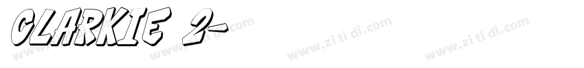 Clarkie 2字体转换